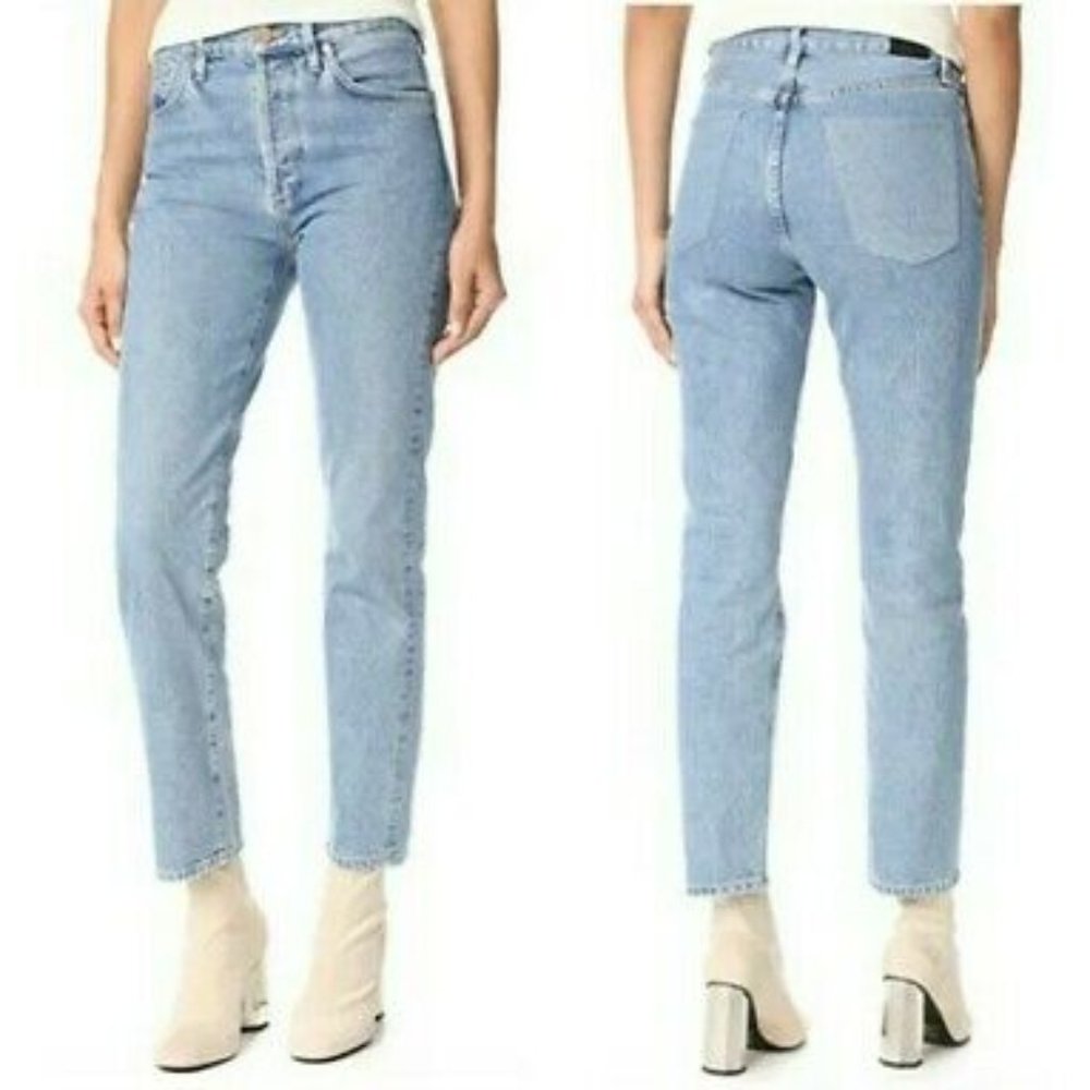Goldsign the Benefit High Rise Relax Jeans, Size 24